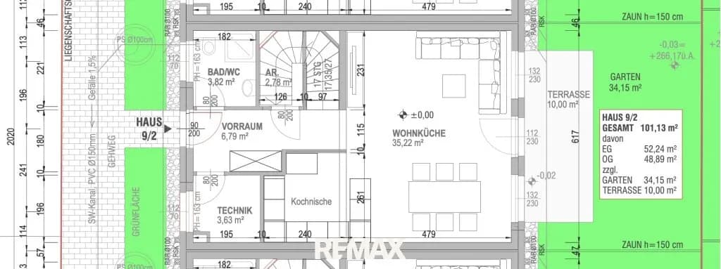 3-Zimmer-Haus kaufen in Baden – 103 m², € 445.000 – Bild 16 von 18