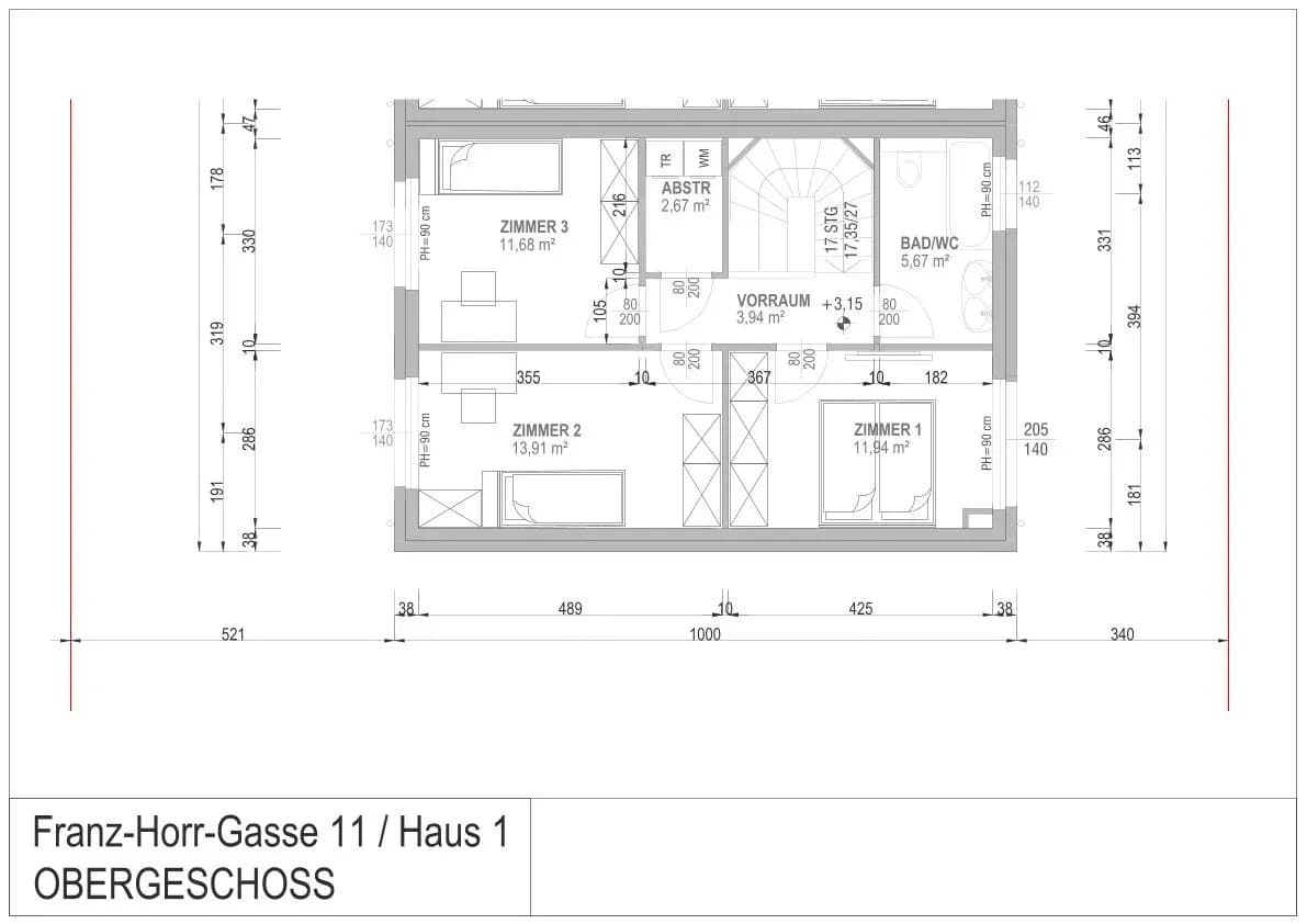 3-Zimmer-Haus kaufen in Baden – 103 m², € 444.000 – Bild 28 von 28