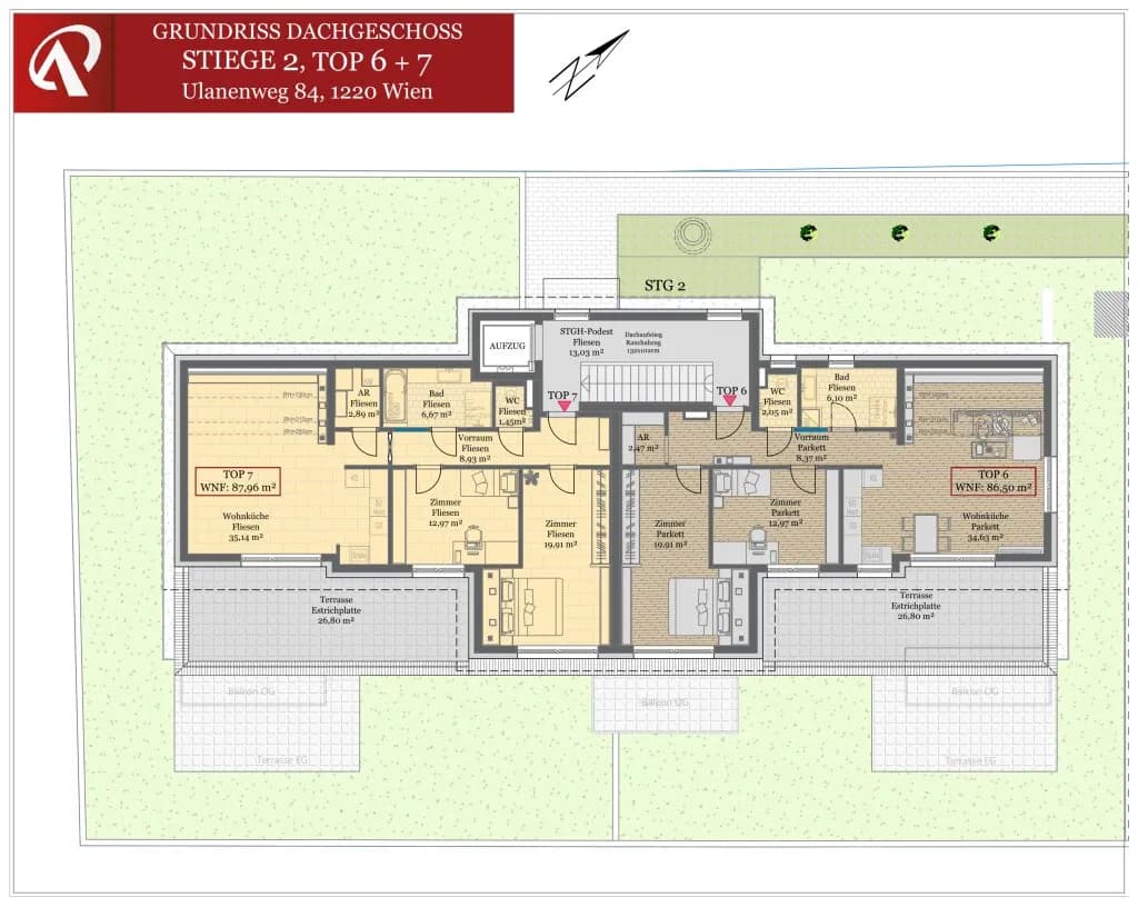 3-Zimmer-Wohnung kaufen in Wien – 86,5 m², € 674.600 – Bild 17 von 18