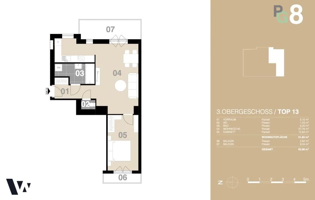 2-Zimmer-Wohnung kaufen in Wien – 52 m², € 359.000 – Bild 18 von 18