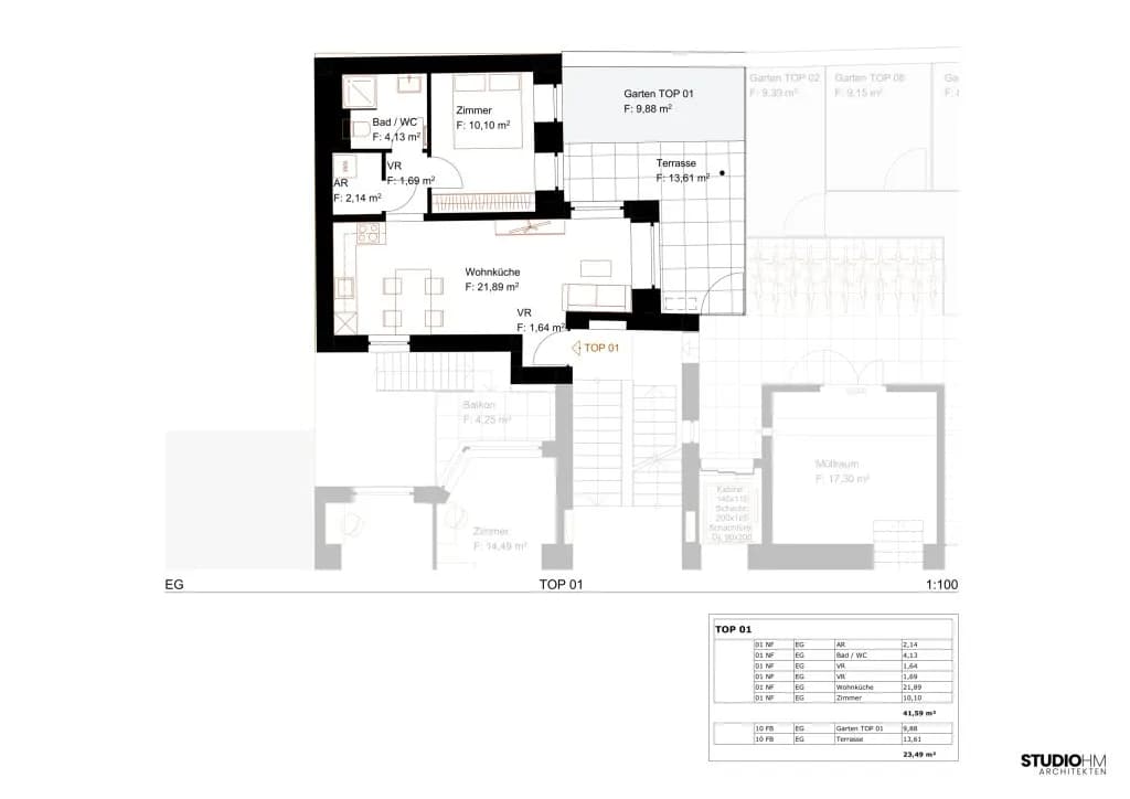 2-Zimmer-Wohnung kaufen in Wien – 41,57 m², € 258.900 – Bild 12 von 12