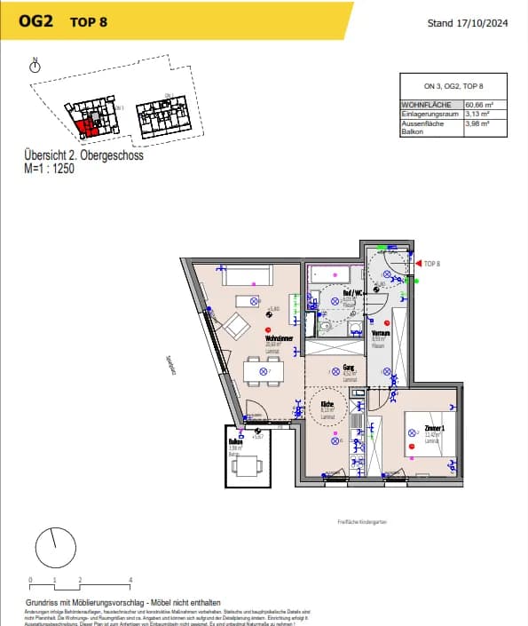2-Zimmer-Wohnung kaufen in Wiener Neustadt – 60,66 m², € 190.419 – Bild 6 von 6