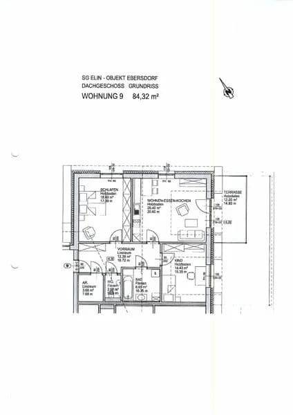 3-Zimmer-Wohnung mieten in Hartberg-Fürstenfeld – 84,32 m², € 895 – Bild 3 von 12