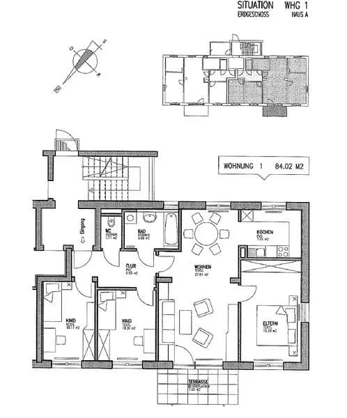 4-Zimmer-Wohnung mieten in Leibnitz – 84,02 m², € 974 – Bild 2 von 2