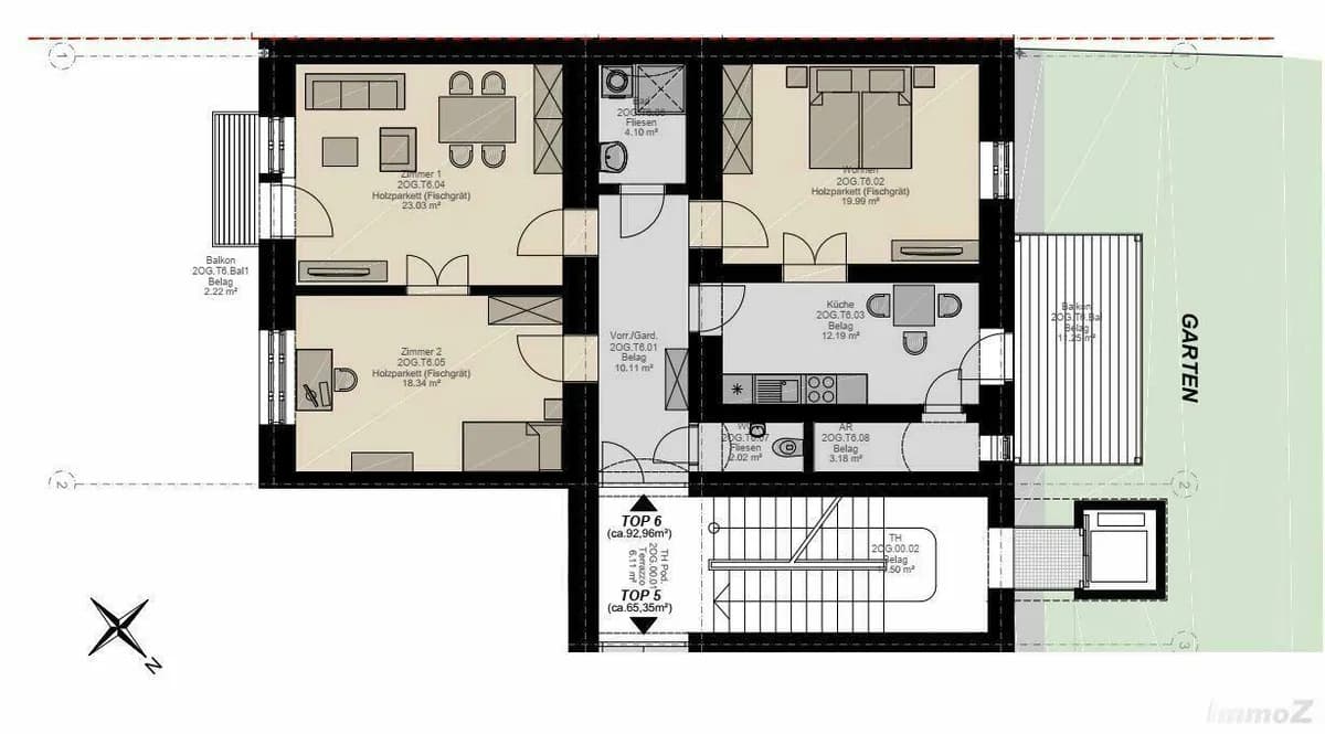 3-Zimmer-Wohnung kaufen in Graz – 93 m², € 463.006 – Bild 6 von 7