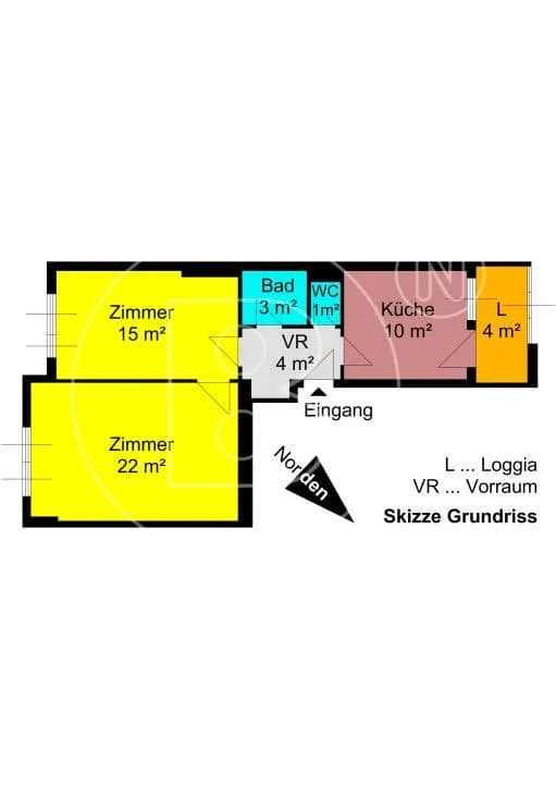 2-Zimmer-Wohnung kaufen in Wien – 59 m², € 185.000 – Bild 26 von 26