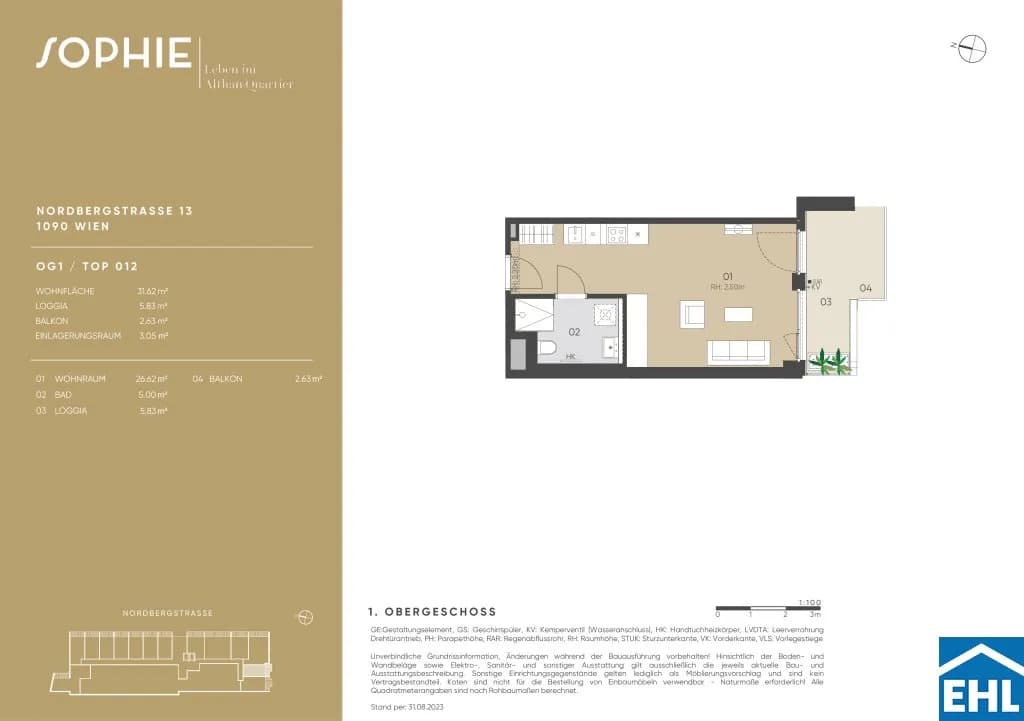1-Zimmer-Wohnung kaufen in Wien – 31,62 m², € 296.000 – Bild 19 von 19