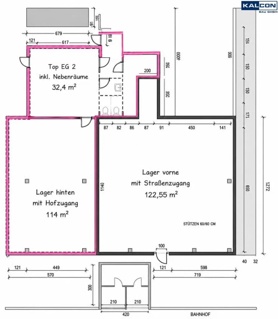 2-Zimmer-Immobilie mieten in Wien – 103 m², € 1.341 – Bild 6 von 7