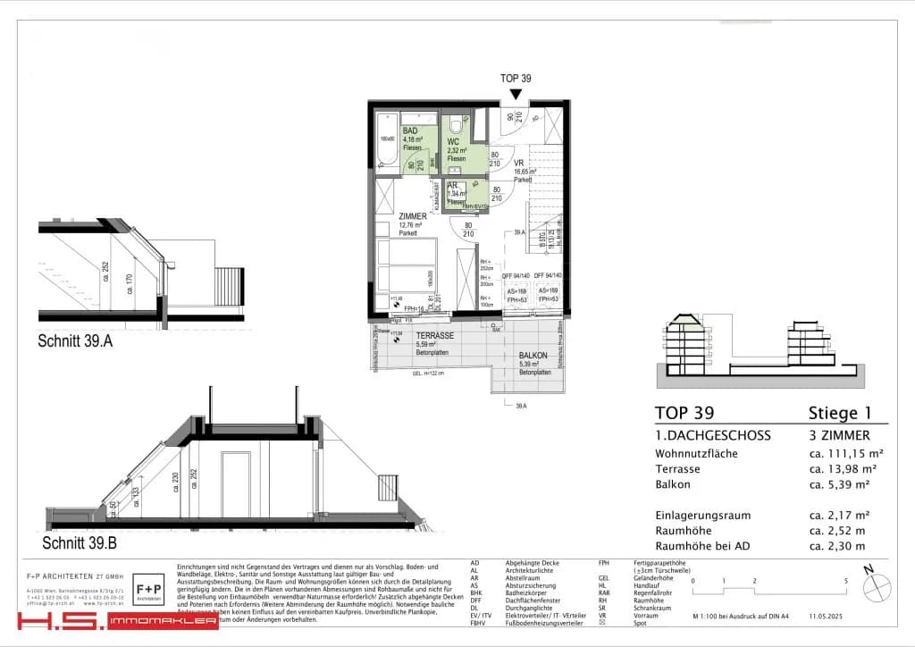 3-Zimmer-Wohnung kaufen in Wien – 111 m², € 1.199.000 – Bild 16 von 17