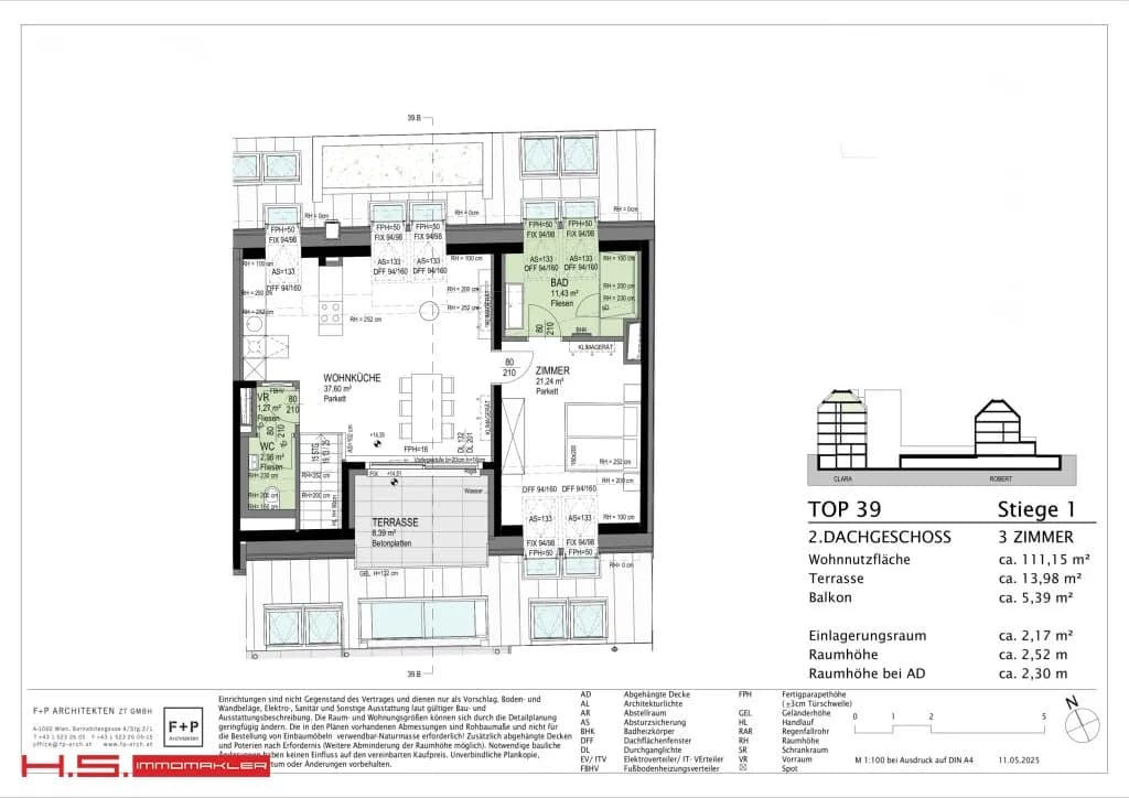 3-Zimmer-Wohnung kaufen in Wien – 111 m², € 1.199.000 – Bild 17 von 17