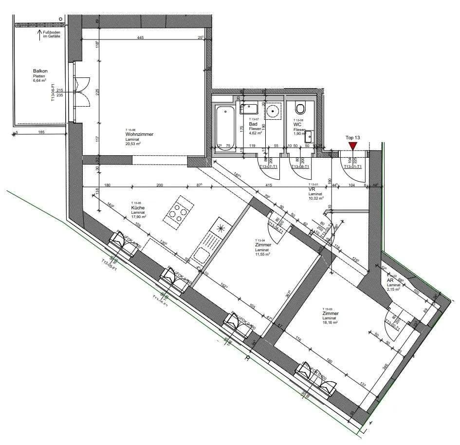 3-Zimmer-Wohnung mieten in Neunkirchen – 87 m², € 1.069 – Bild 12 von 12