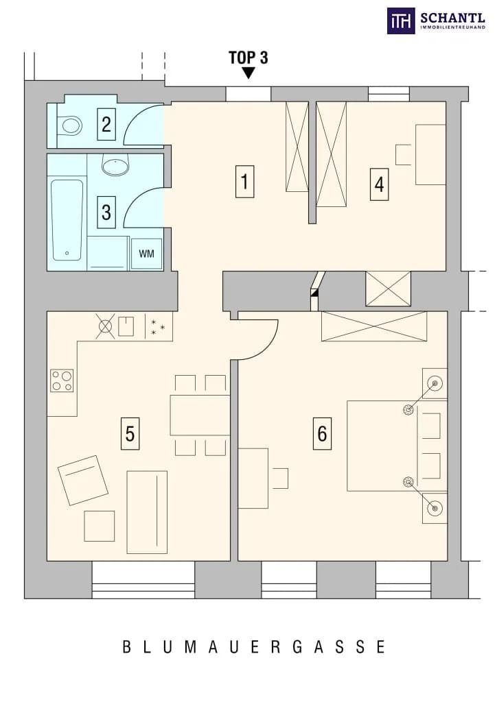 2-Zimmer-Wohnung kaufen in Wien – 70,98 m², € 369.000 – Bild 11 von 11