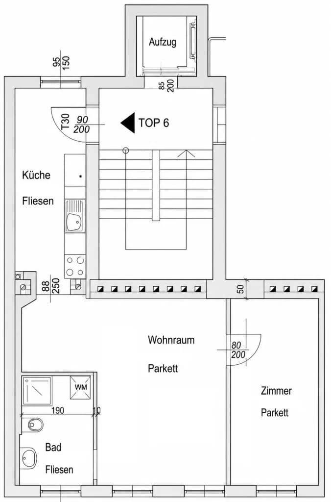 2-Zimmer-Wohnung mieten in Wien – 46 m², € 990 – Bild 9 von 9