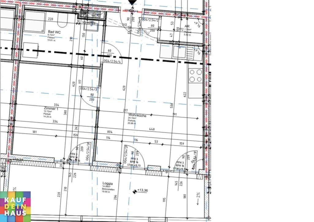 2-Zimmer-Wohnung mieten in Graz – 45,09 m², € 812 – Bild 13 von 13