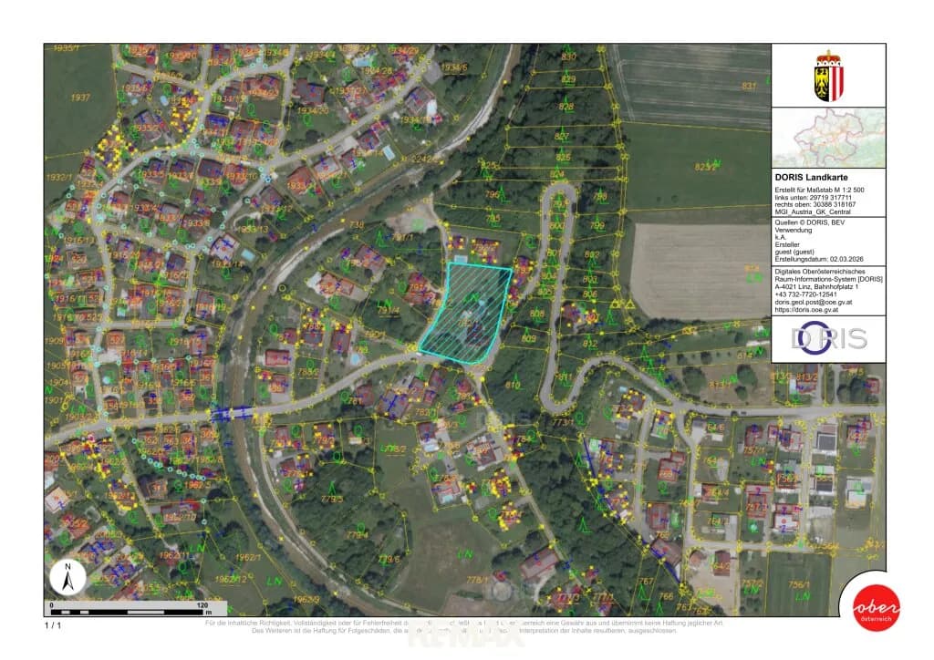 Grundstück kaufen in Vöcklabruck – 959 m², € 166.000 – Bild 4 von 7