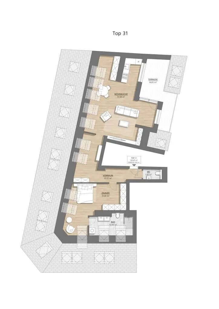 2-Zimmer-Wohnung kaufen in Wien – 120,45 m², € 795.000 – Bild 10 von 10