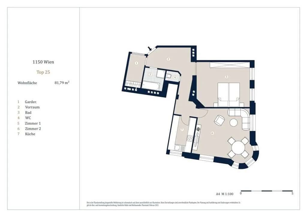2-Zimmer-Wohnung kaufen in Wien – 81,79 m², € 395.000 – Bild 12 von 12