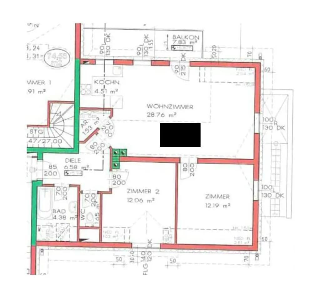 3-Zimmer-Wohnung mieten in Melk – 70,87 m², € 532 – Bild 24 von 24