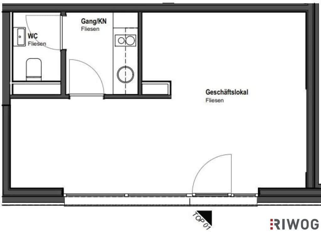 1-Zimmer-Gewerbeimmobilie kaufen in Wien – 28 m², € 179.816 – Bild 21 von 22