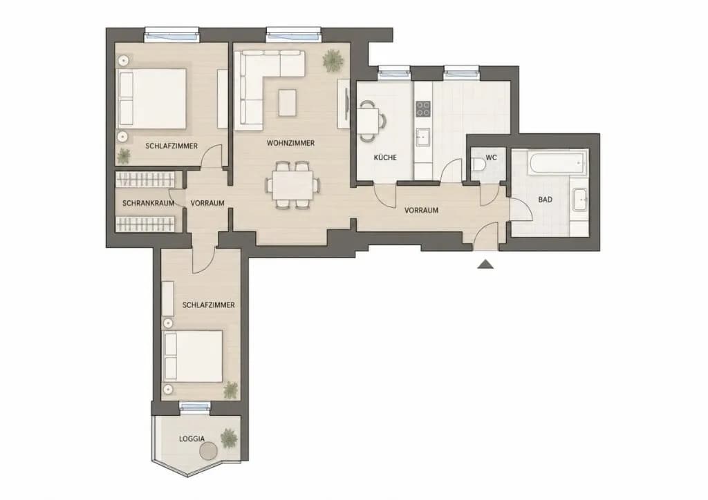3-Zimmer-Wohnung kaufen in Wien – 93,16 m², € 768.000 – Bild 16 von 16