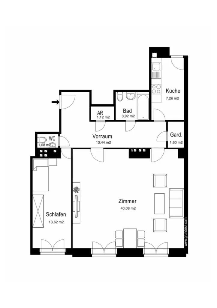 2-Zimmer-Wohnung mieten in Wien – 81,46 m², € 1.590 – Bild 11 von 11