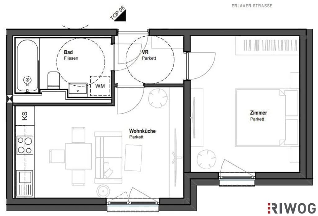 2-Zimmer-Wohnung kaufen in Wien – 38,62 m², € 234.225 – Bild 13 von 13