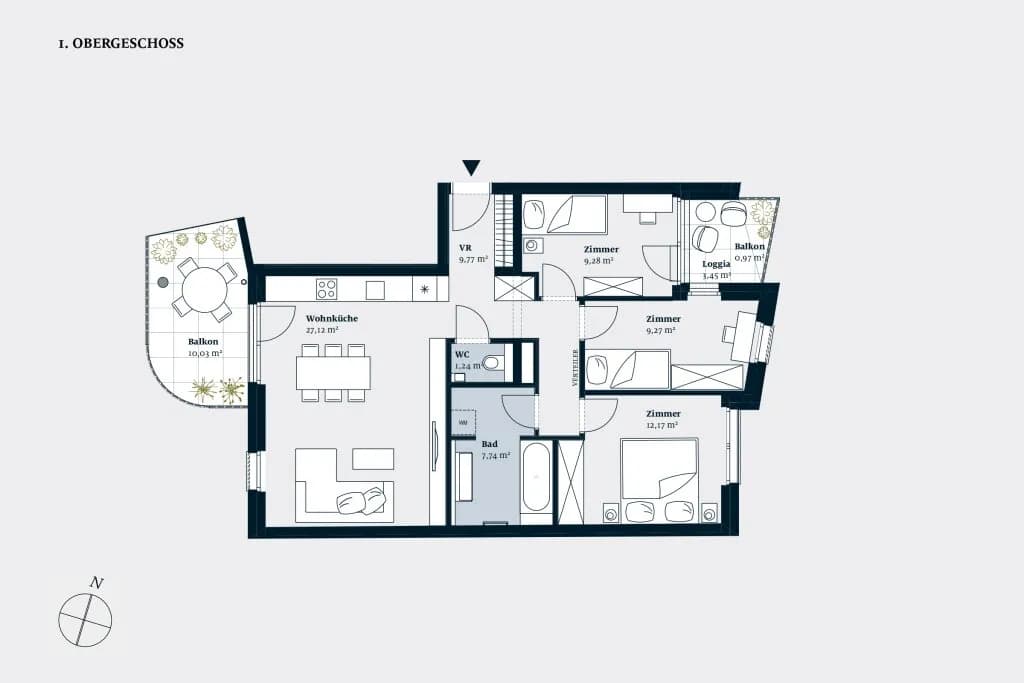 4-Zimmer-Wohnung kaufen in Wien – 76,59 m², € 599.200 – Bild 6 von 12