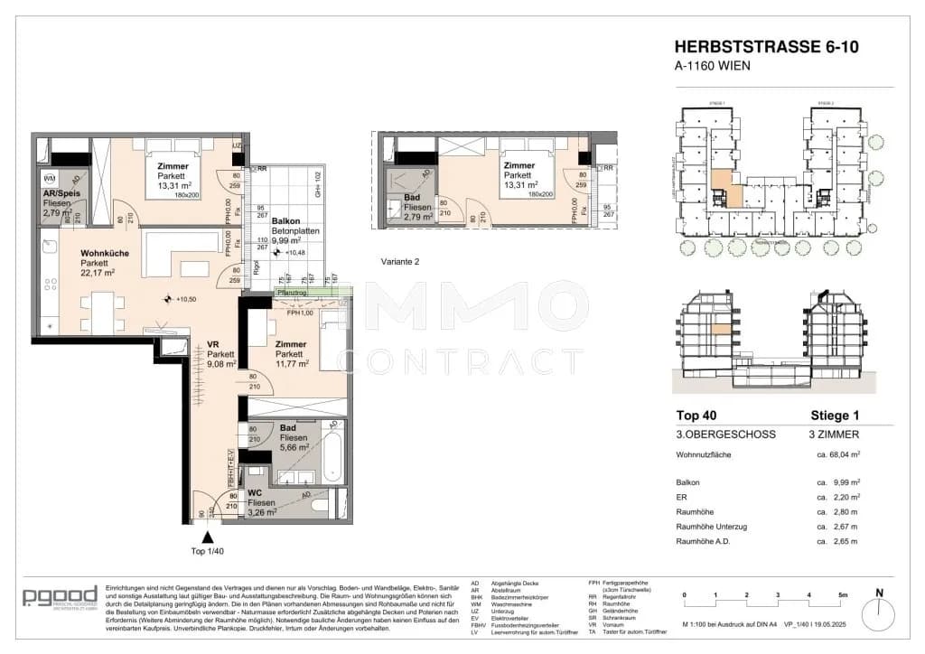 3-Zimmer-Wohnung kaufen in Wien – 68,04 m², € 508.100 – Bild 8 von 8