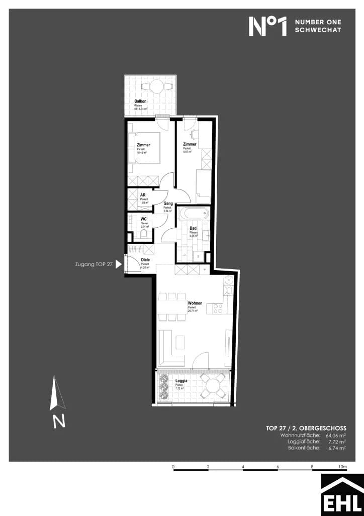 Immobilie kaufen in Bruck an der Leitha – 64,06 m², € 345.000 – Bild 10 von 10