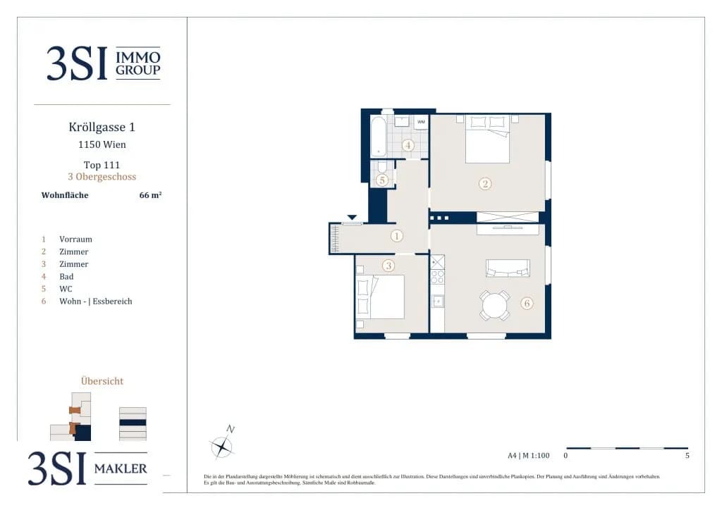 3-Zimmer-Wohnung kaufen in Wien – 66 m², € 269.000 – Bild 14 von 14
