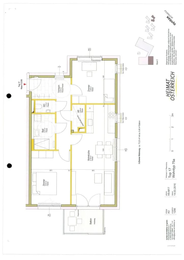 Wohnung mieten in Salzburg Stadt – 75,2 m², € 973 – Bild 2 von 2