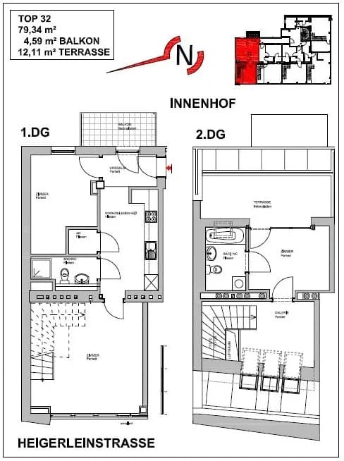 3-Zimmer-Wohnung kaufen in Wien – 80 m², € 309.000 – Bild 9 von 10