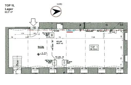 Gewerbeimmobilie kaufen in Wien – 74 m², € 52.000 – Bild 11 von 12