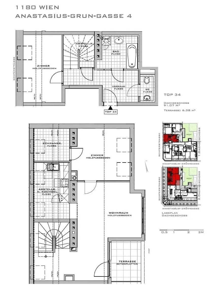 3-Zimmer-Wohnung kaufen in Wien – 91 m², € 549.000 – Bild 22 von 23