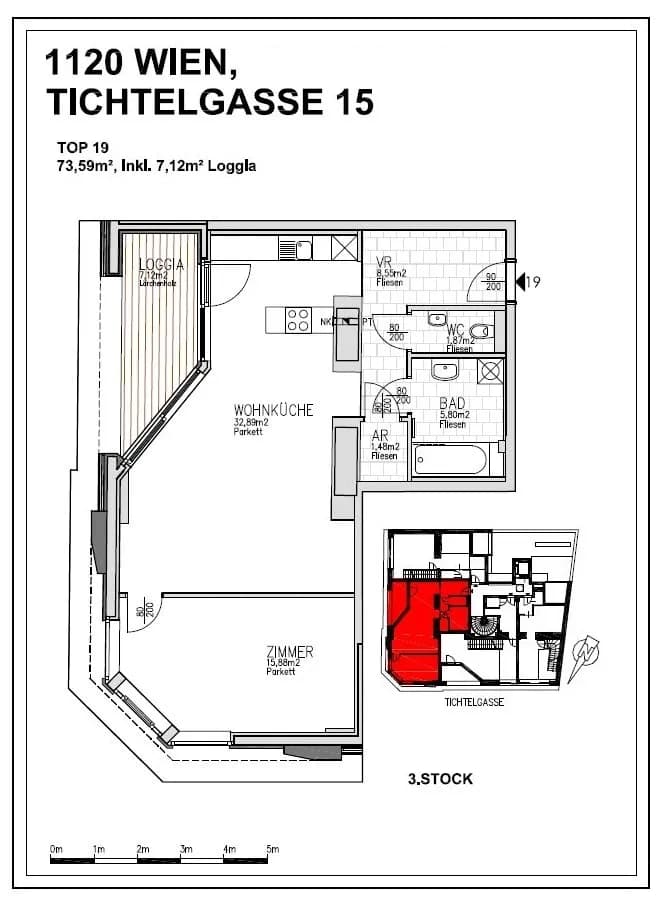 2-Zimmer-Wohnung kaufen in Wien – 73,59 m², € 399.000 – Bild 21 von 22