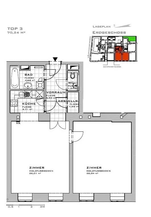 2-Zimmer-Wohnung kaufen in Wien – 70,24 m², € 375.000 – Bild 12 von 18