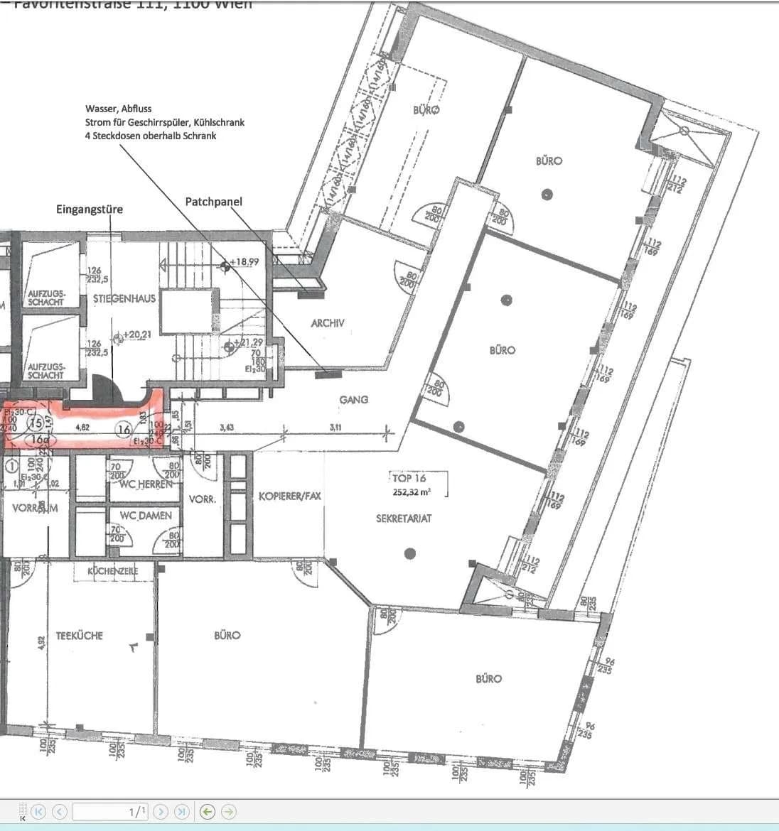 6-Zimmer-Gewerbeimmobilie mieten in Wien – 252 m², € 4.199 – Bild 19 von 19