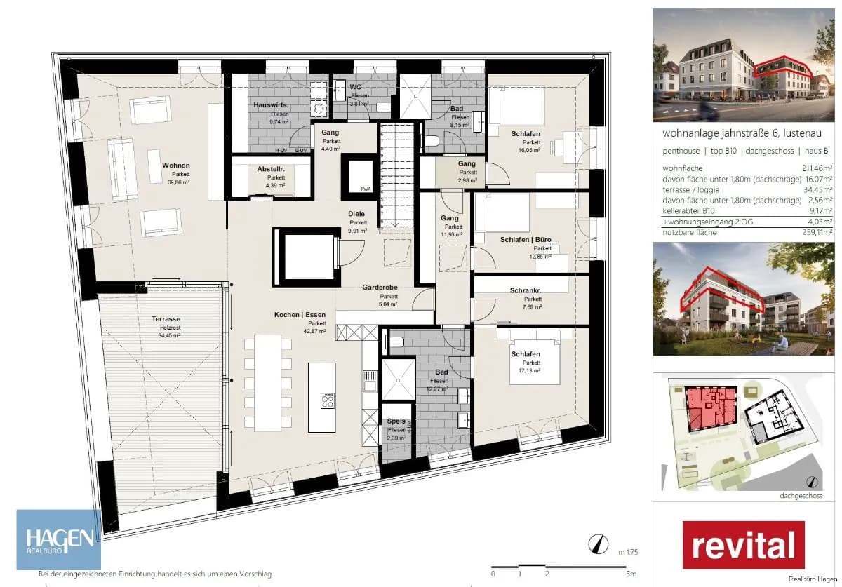 4-Zimmer-Wohnung kaufen in Dornbirn – 192,12 m², € 1.990.000 – Bild 2 von 5