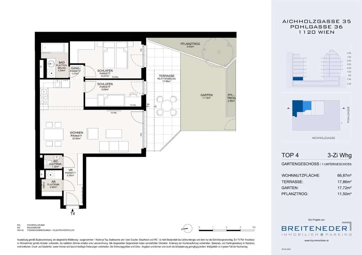 3-Zimmer-Wohnung kaufen in Wien – 66,87 m², € 449.000 – Bild 9 von 10