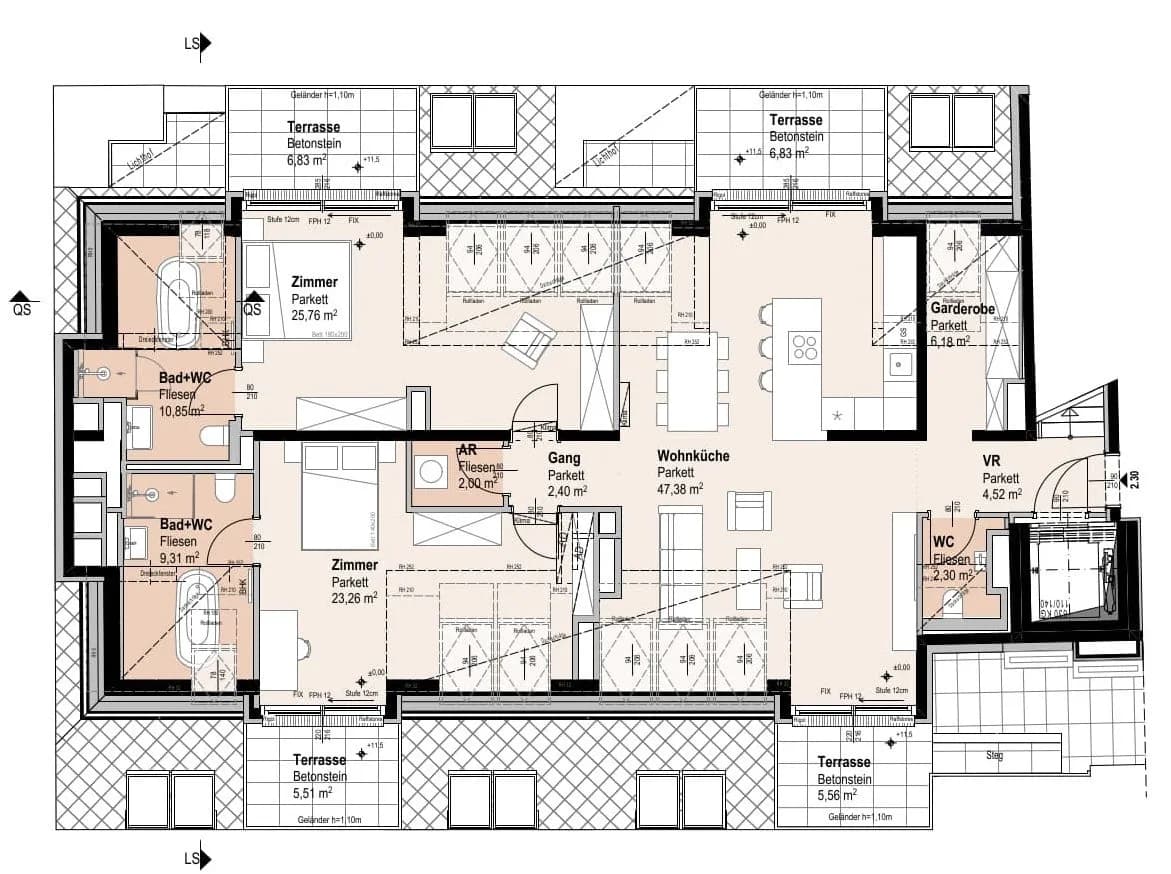 4-Zimmer-Wohnung kaufen in Wien – 136,45 m², € 1.654.600 – Bild 18 von 19