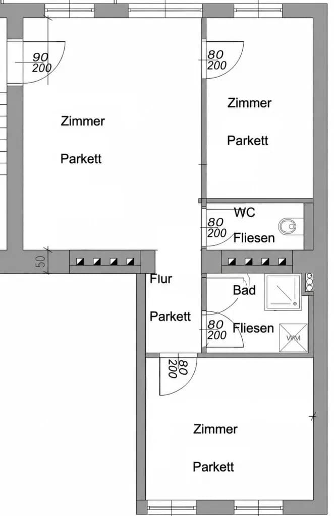 3-Zimmer-Wohnung mieten in Wien – 48 m², € 1.190 – Bild 8 von 8