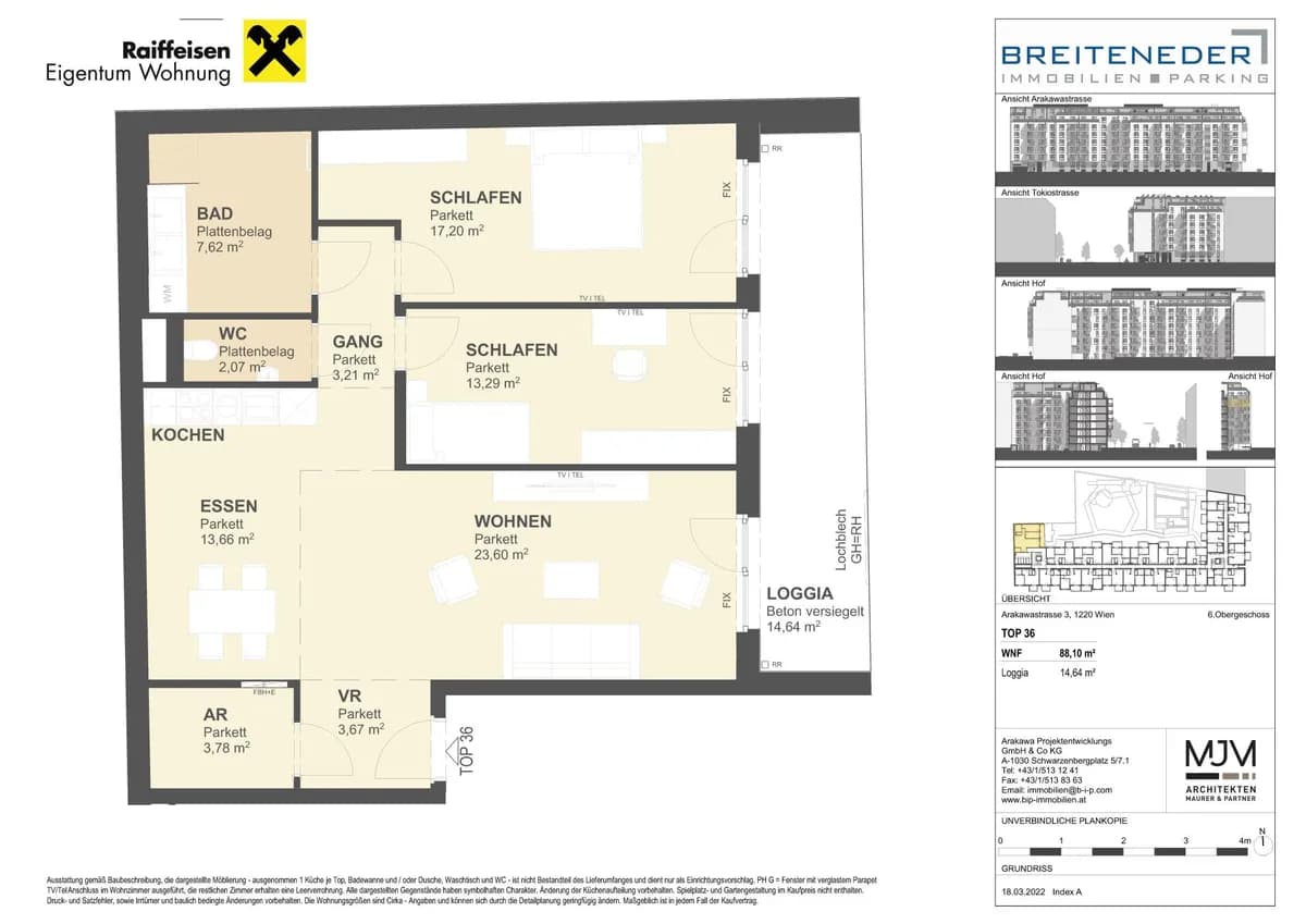 3-Zimmer-Wohnung kaufen in Wien – 88,1 m², € 619.000 – Bild 16 von 16