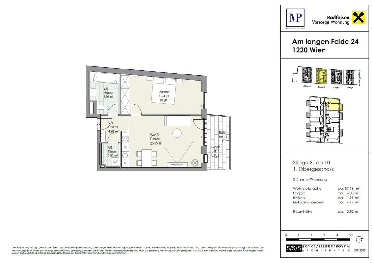 2-Zimmer-Wohnung kaufen in Wien – 57,26 m², € 369.500 – Bild 10 von 10