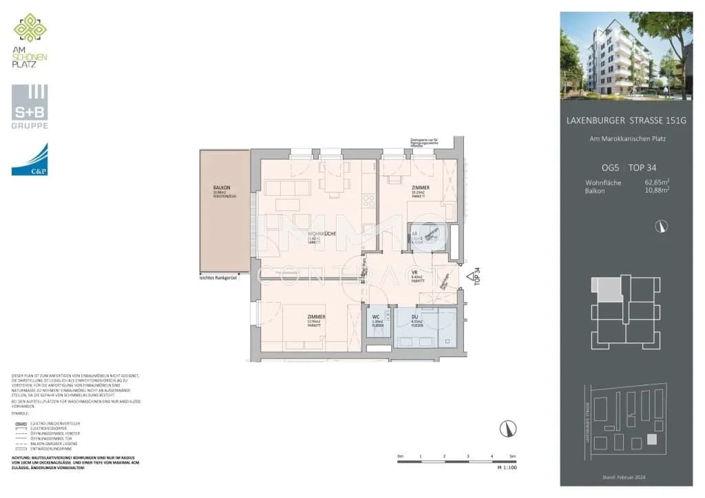 3-Zimmer-Wohnung kaufen in Wien – 62,65 m², € 640.000 – Bild 10 von 10