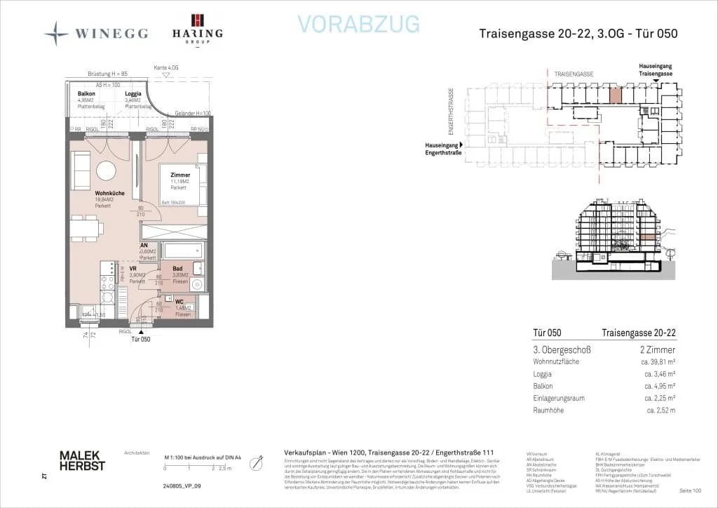 Immobilie kaufen in Wien – 39,81 m², € 250.600 – Bild 14 von 14