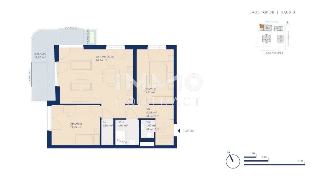 3-Zimmer-Wohnung kaufen in Wien – 72,2 m², € 455.000 – Bild 11 von 11