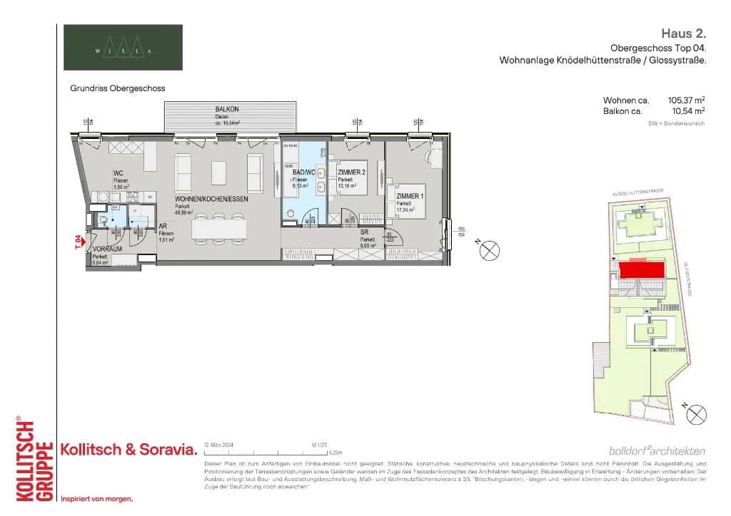 3-Zimmer-Wohnung kaufen in Wien – 105,37 m², € 849.000 – Bild 9 von 10