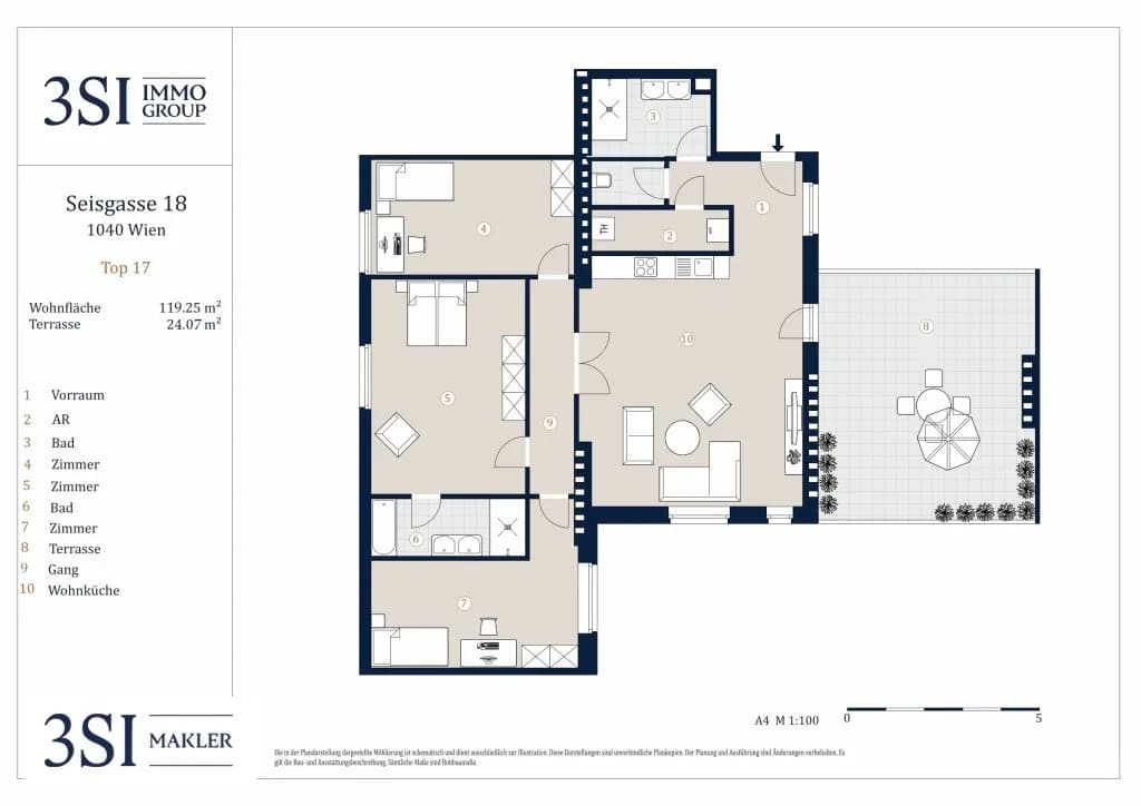 4-Zimmer-Wohnung kaufen in Wien – 119,25 m², € 1.275.000 – Bild 21 von 21