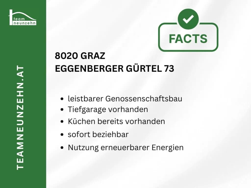 3-Zimmer-Wohnung mieten in Graz – 67,61 m², € 1.094 – Bild 6 von 13