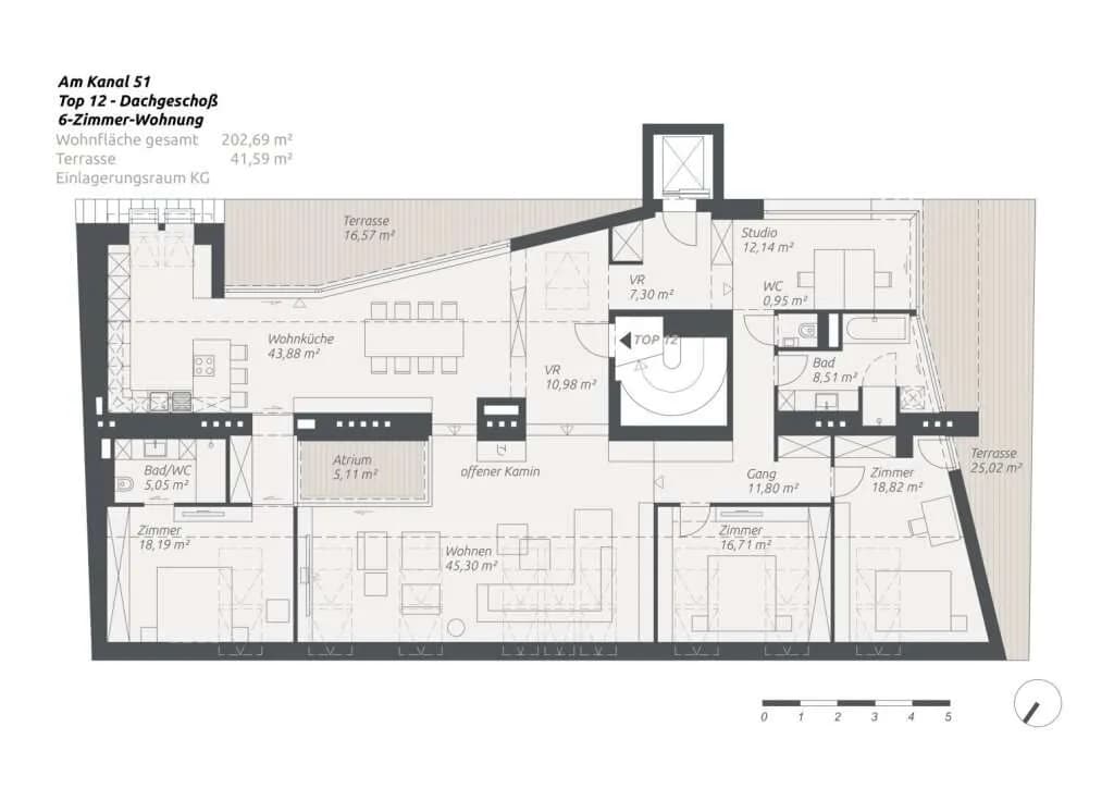 6-Zimmer-Wohnung kaufen in Wien – 203 m², € 1.490.000 – Bild 15 von 17